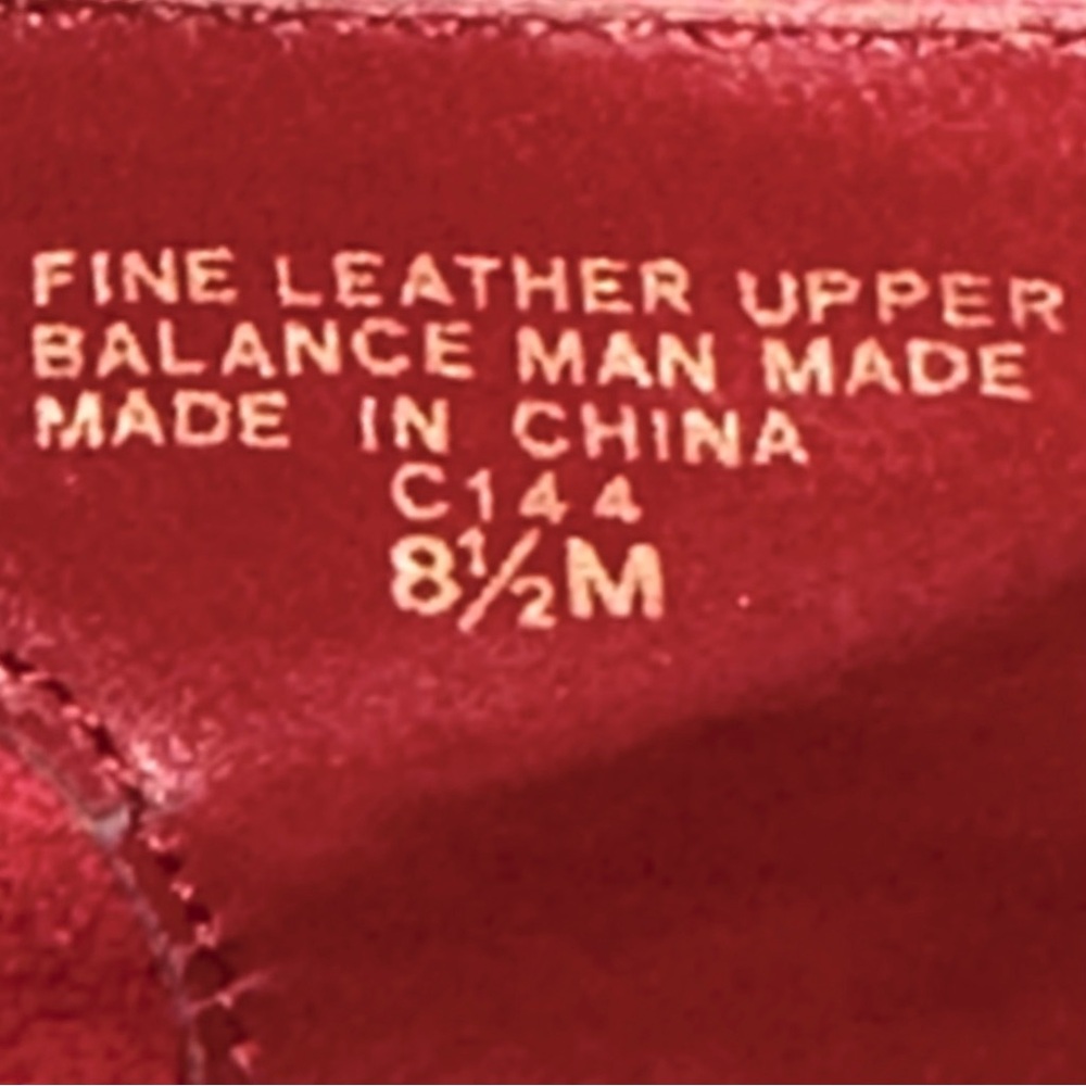 Ann Marino Red Leather Moccasin Loafers with Gold Buckle - Picture 9 of 11
